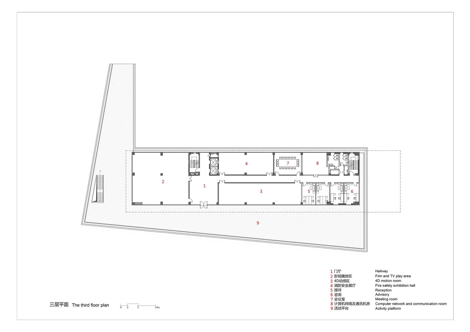 UAD completes office building with shifted platforms in Zhejiang