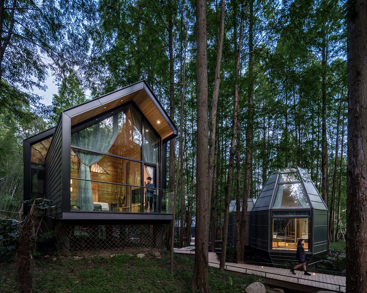 GLA Architects built a poetic hotel that looks like whispers of nature in Hangzhou