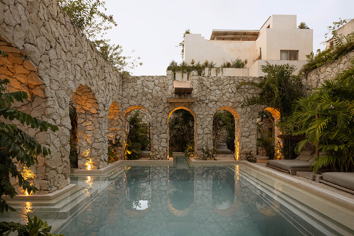RA! built Hacienda Wabi Residences that mimic ancient ruins to create echoes of time in Tulum 