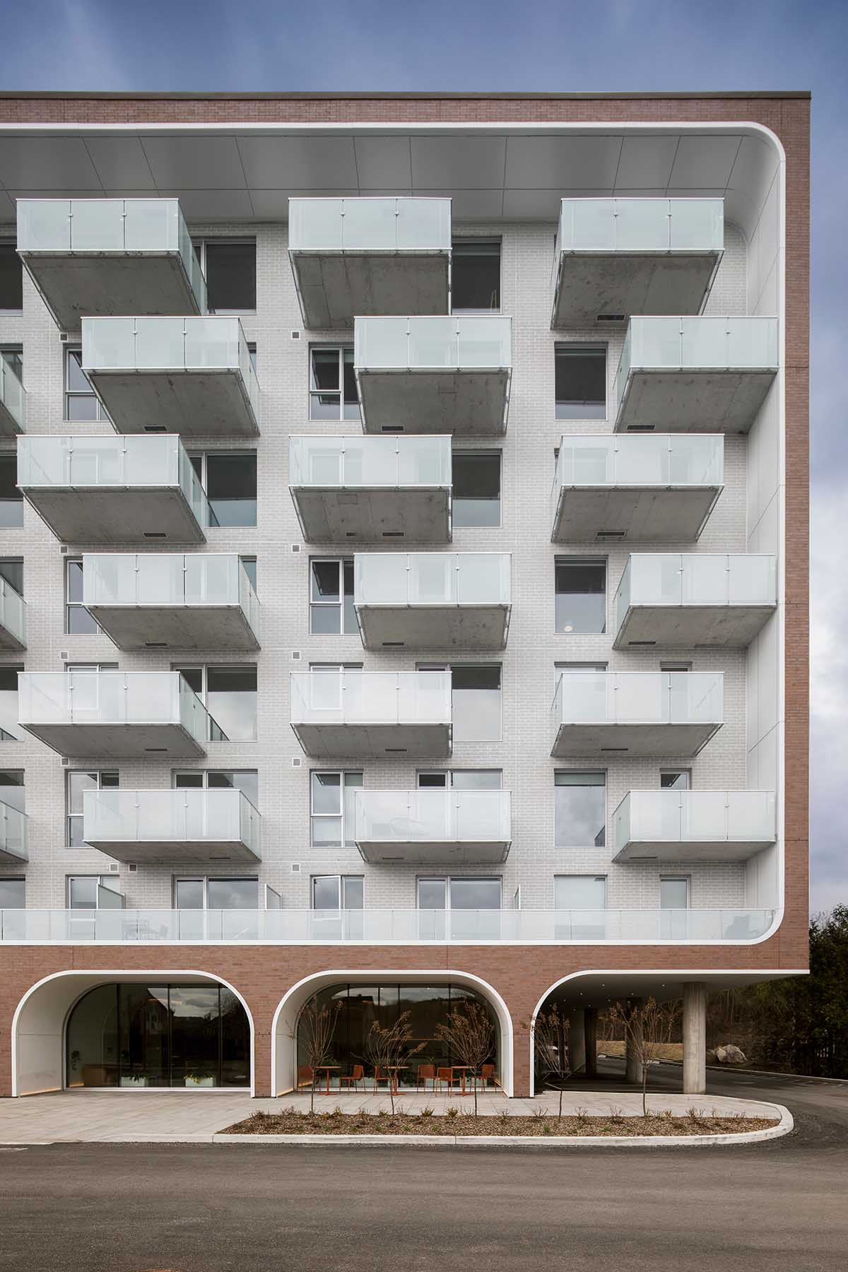 ACDF Architecture completes Mellem Manoir-des-Trembles apartments in Gatineau, Canada