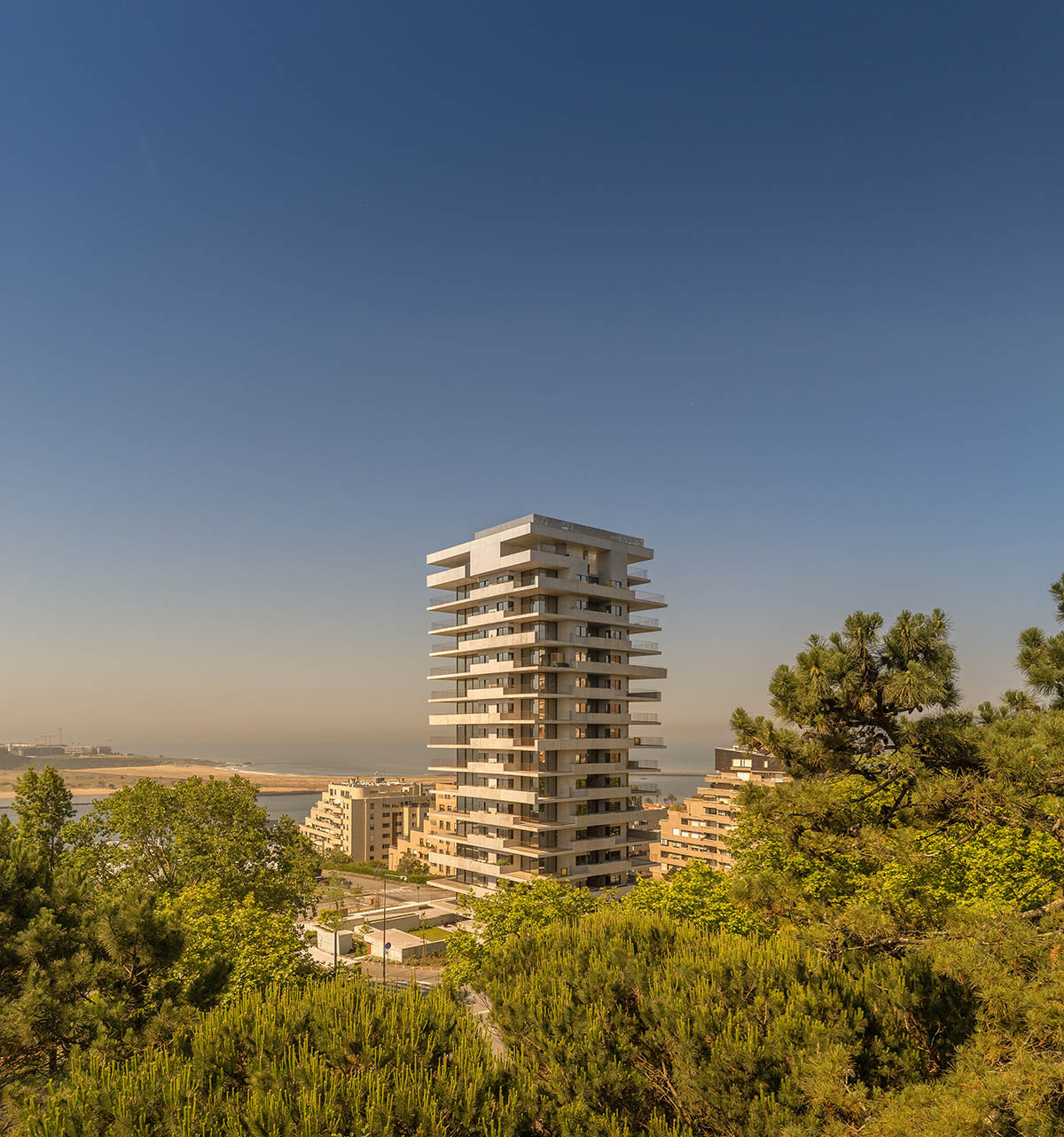Miramar Tower embraces verticality and individuality in coastal living in Portugal