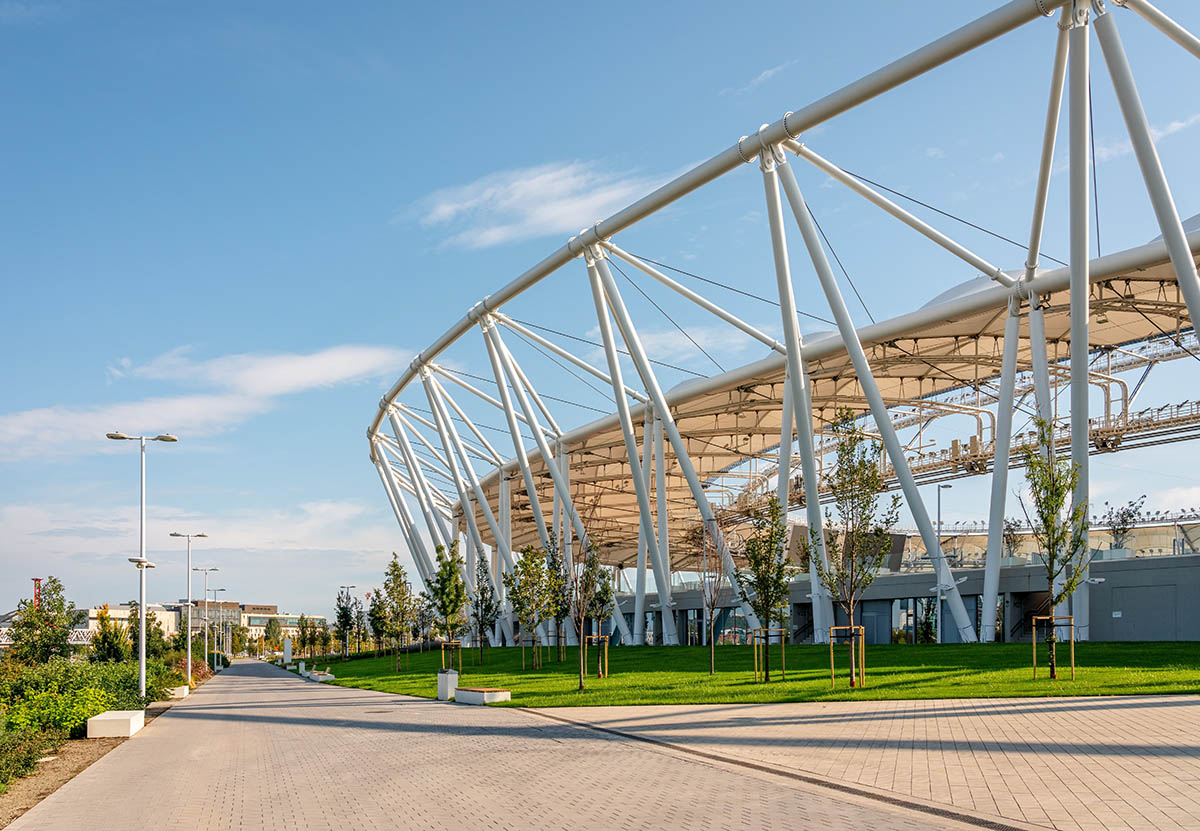 Napur Architect completes sustainable National Athletics Centre in Budapest