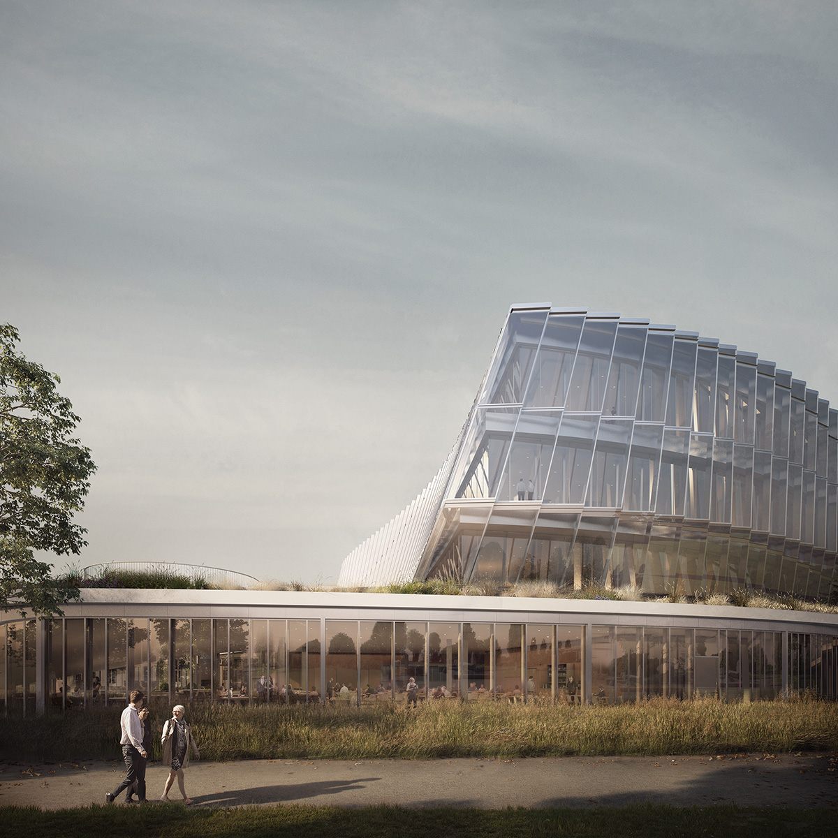 3XN releases new images and construction photos of Olympic House in Switzerland