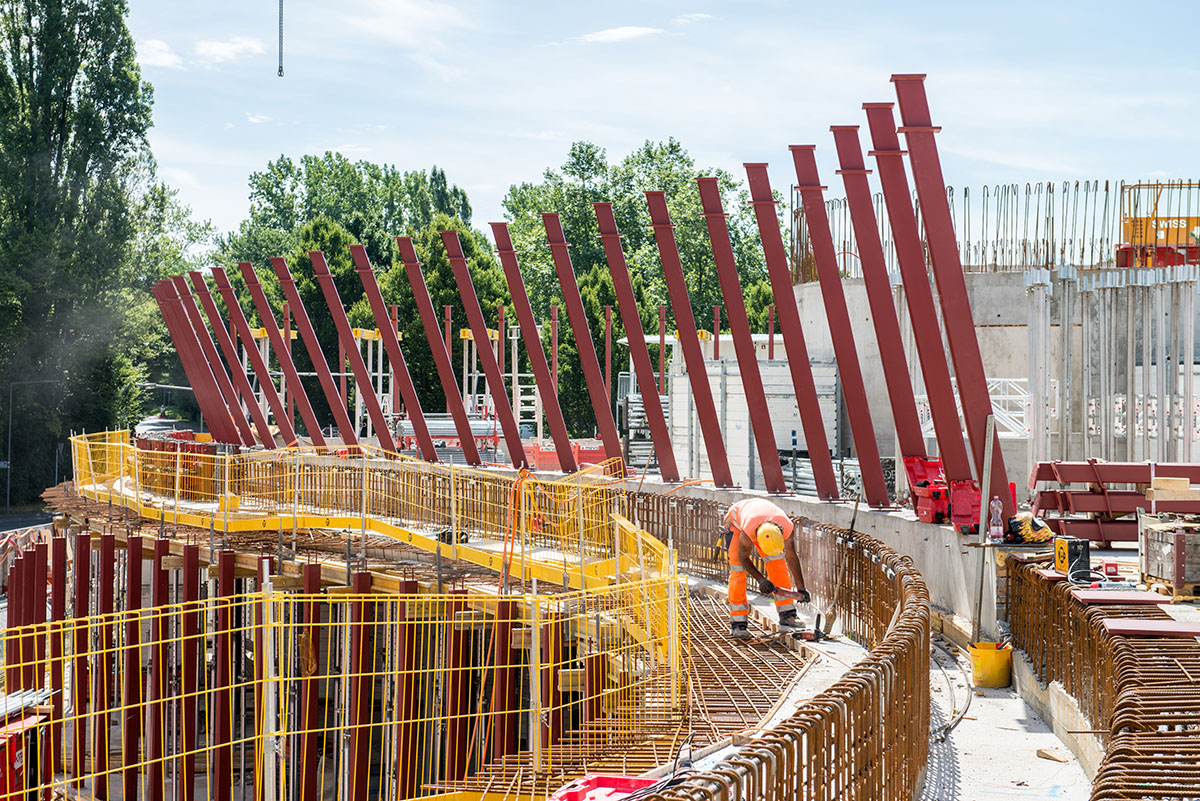3XN releases new images and construction photos of Olympic House in Switzerland
