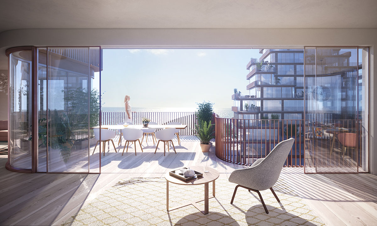 3XN revitalizes Toronto’s ignored waterfront with wavy mixed-use building