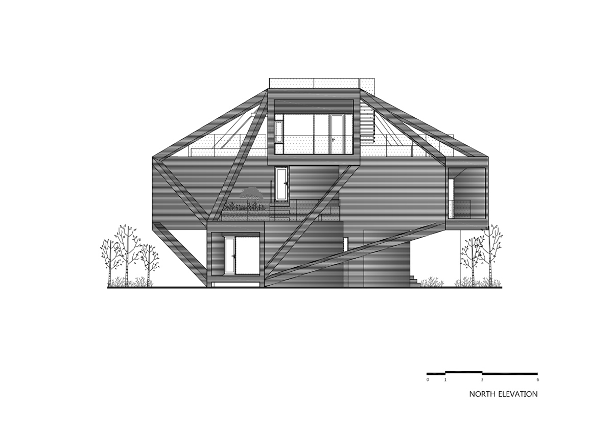 Moon Hoon completes web-like private residence on Jeju Island