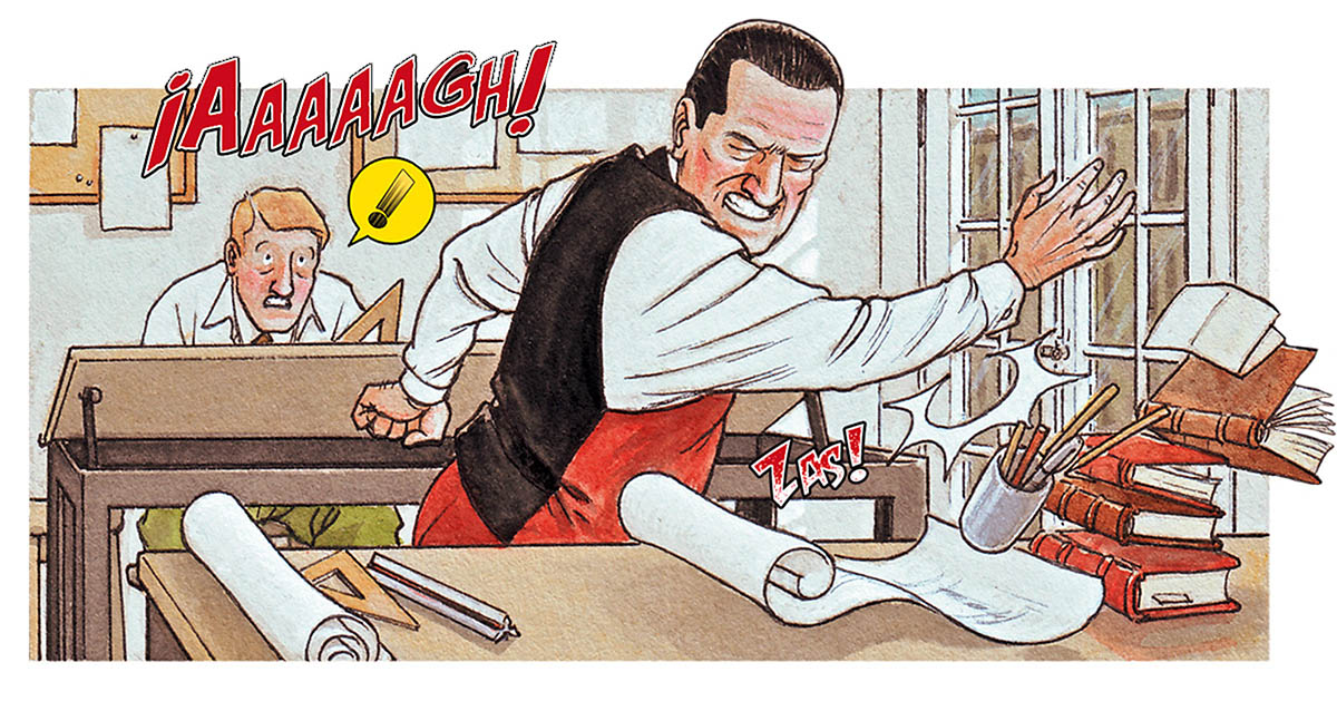 Mies van der Rohe's work and life narrated in graphic novel by Agustín Ferrer Casas