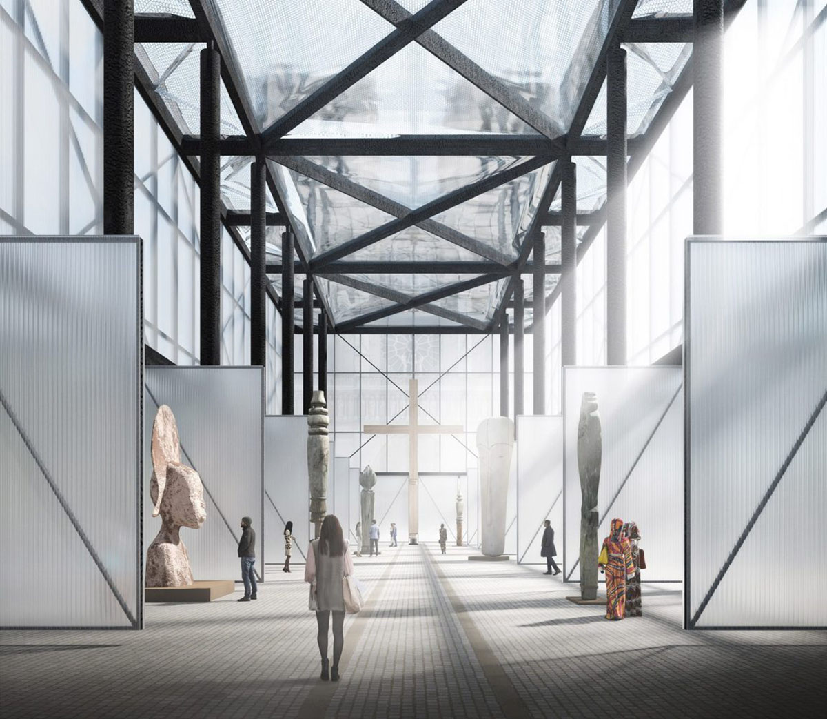 Gensler creates a temporary worship pavilion for Notre-Dame