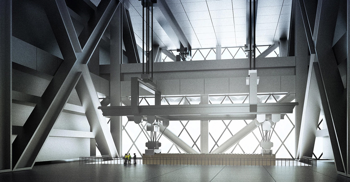 Honglin Li's floating skyscraper converts waste into energy in the Great Pacific Garbage Patch