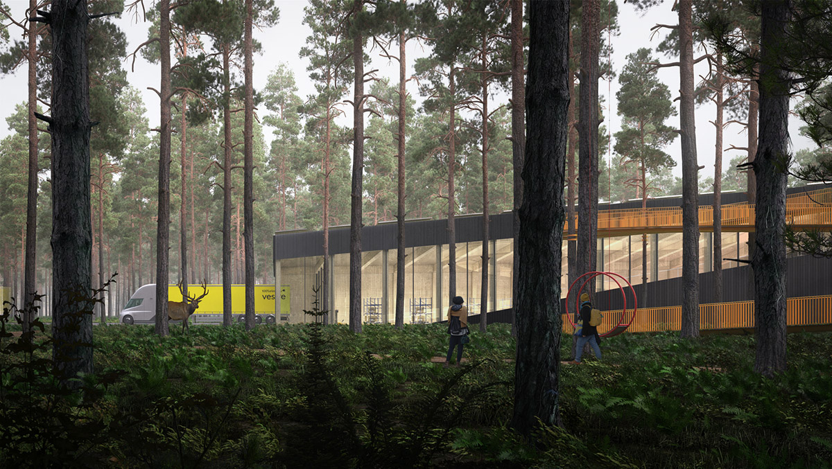 BIG creates sustainable furniture factory for Vestre in the heart of the Norwegian forest