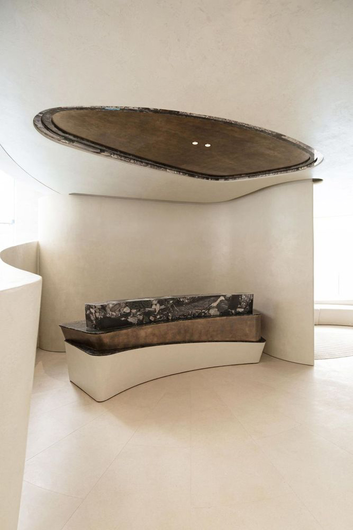 NCDA creates undulating and smooth surfaces in a waiting area in Hong Kong