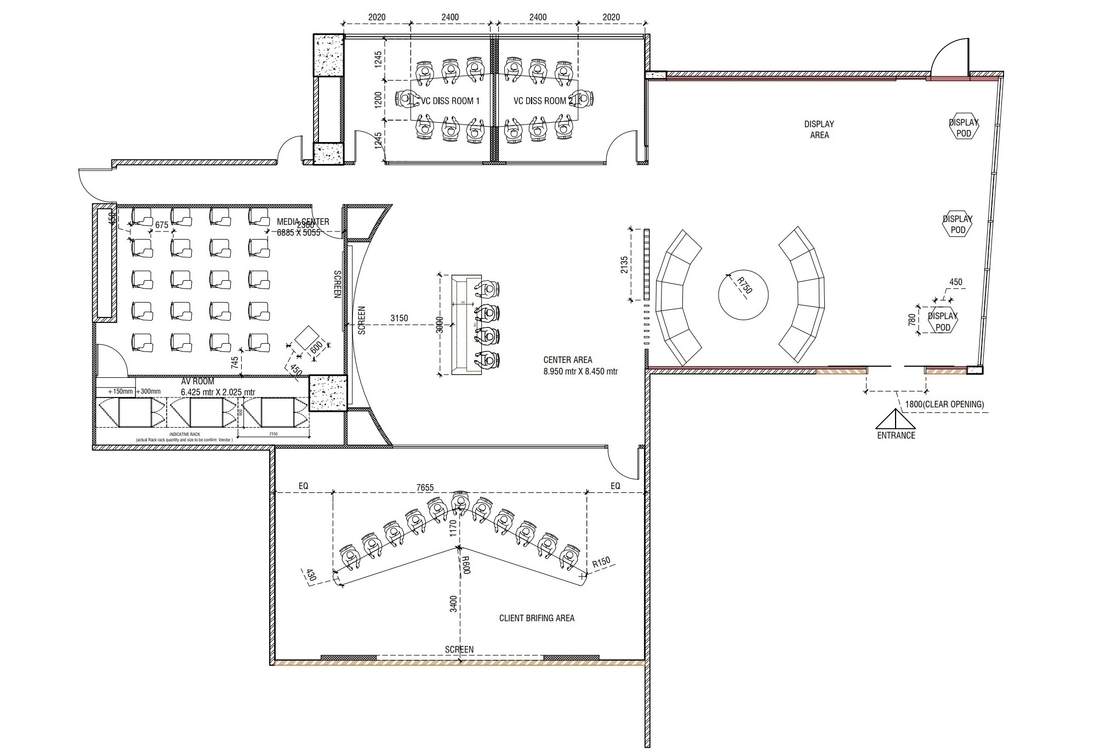Futuristic Workplace: Infosys Experience Centre, Chennai by Narsi & Associates