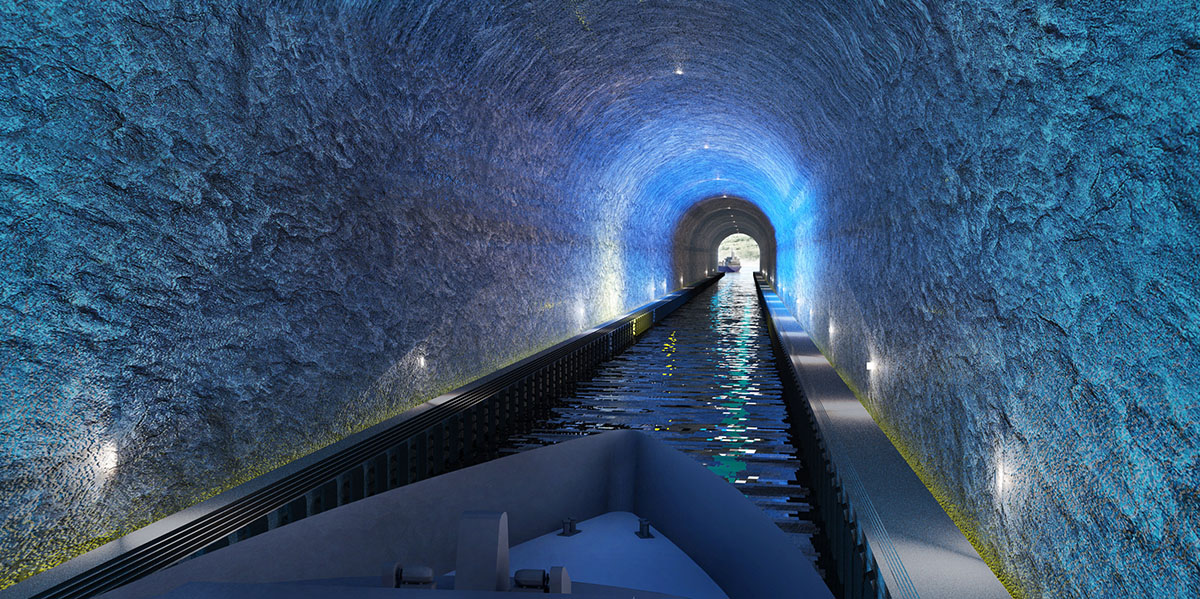 Snøhetta's Stad Ship Tunnel is given green light to start construction in Norway