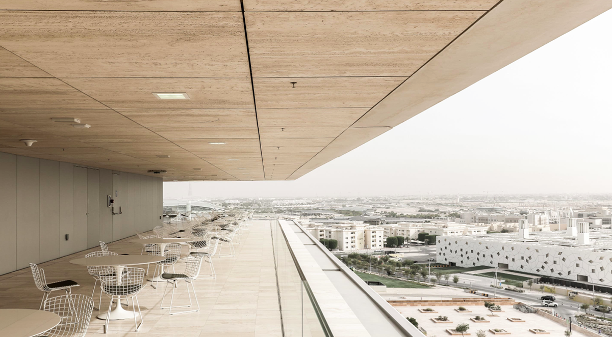 New photographs of OMA’s Qatar Foundation Headquarters revealed by Yueqi Jazzy Li