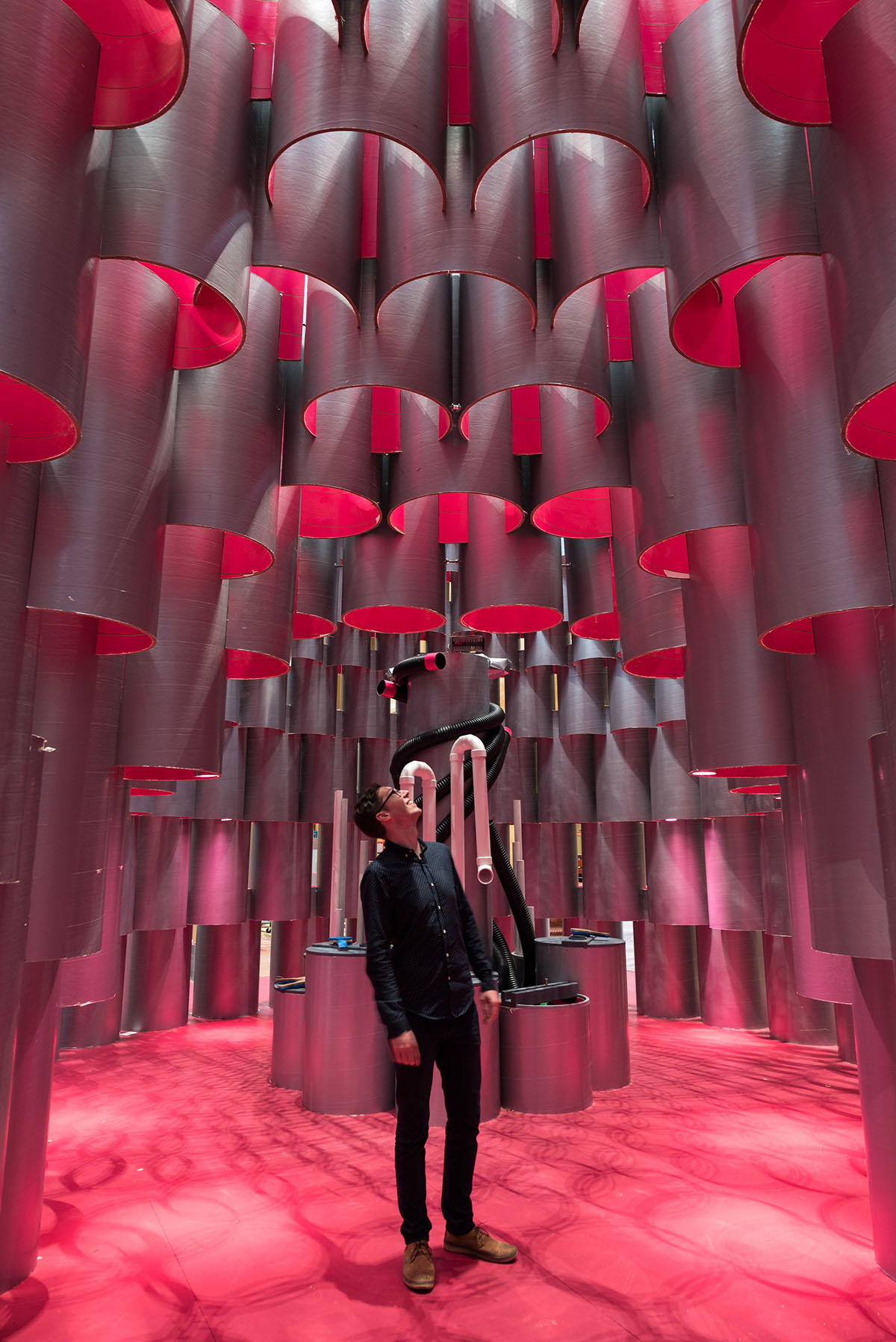 Studio Gang’s pink-domed Hive opens at the National Building Museum