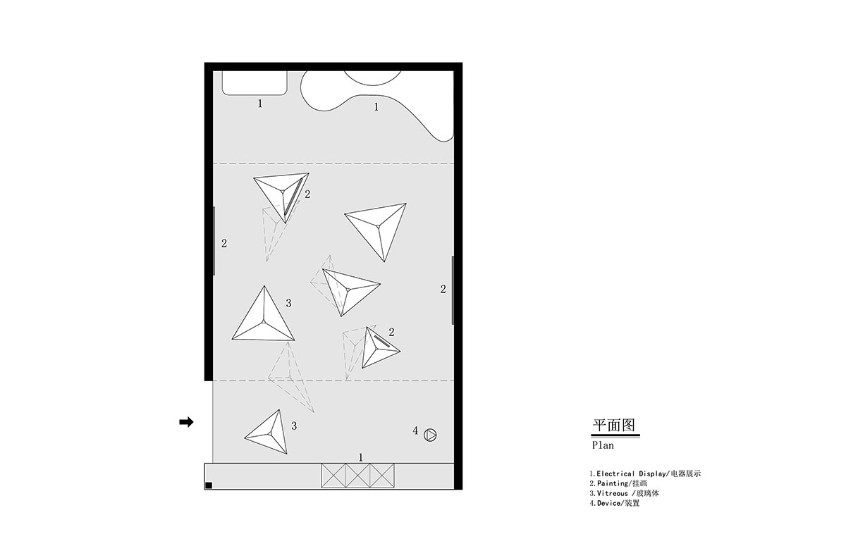 AD ARCHITECTURE creates metallic interiors for Mirror Gallery exhibition space in Shenzhen