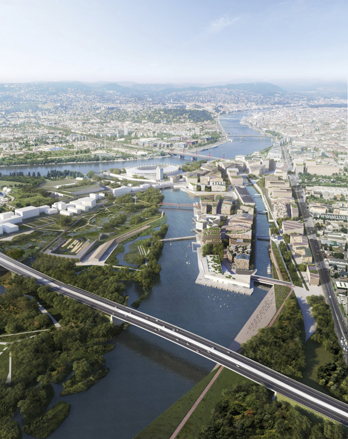 Snøhetta Wins Budapest South Gate International Masterplan Competition