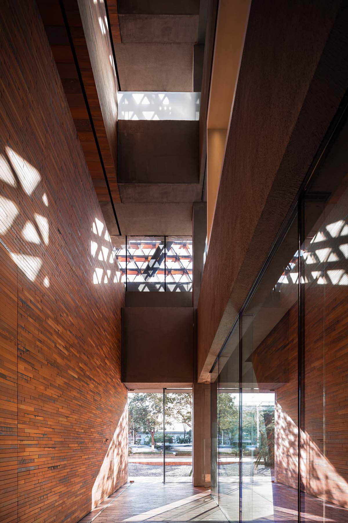 DOMANI completes TIC Art Center with red ceramic brick in Foshan 