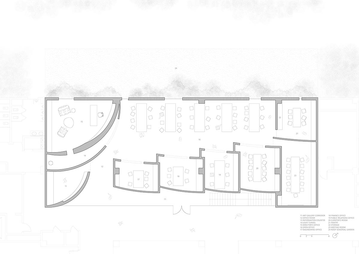 Simple Art Museum features wave-like roof mimicking rippling waters in Hefei
