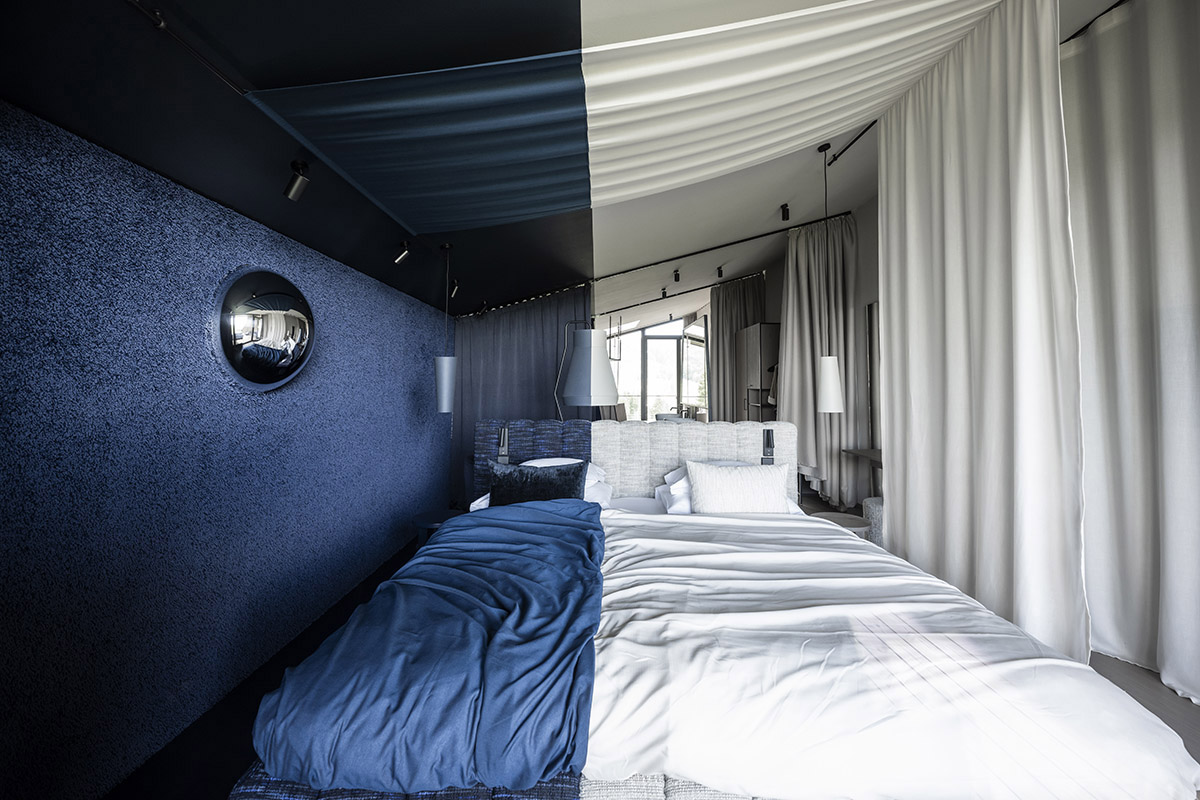 noa* designs boutique hotel and wellness featuring trapezoidal façade in an old farm of Soprabolzano