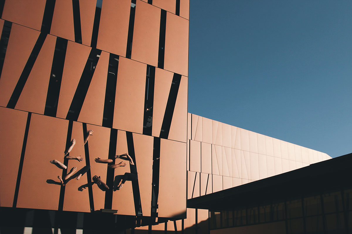 Choreographer Jacob Jonas combines art and dance through architectural backdrops