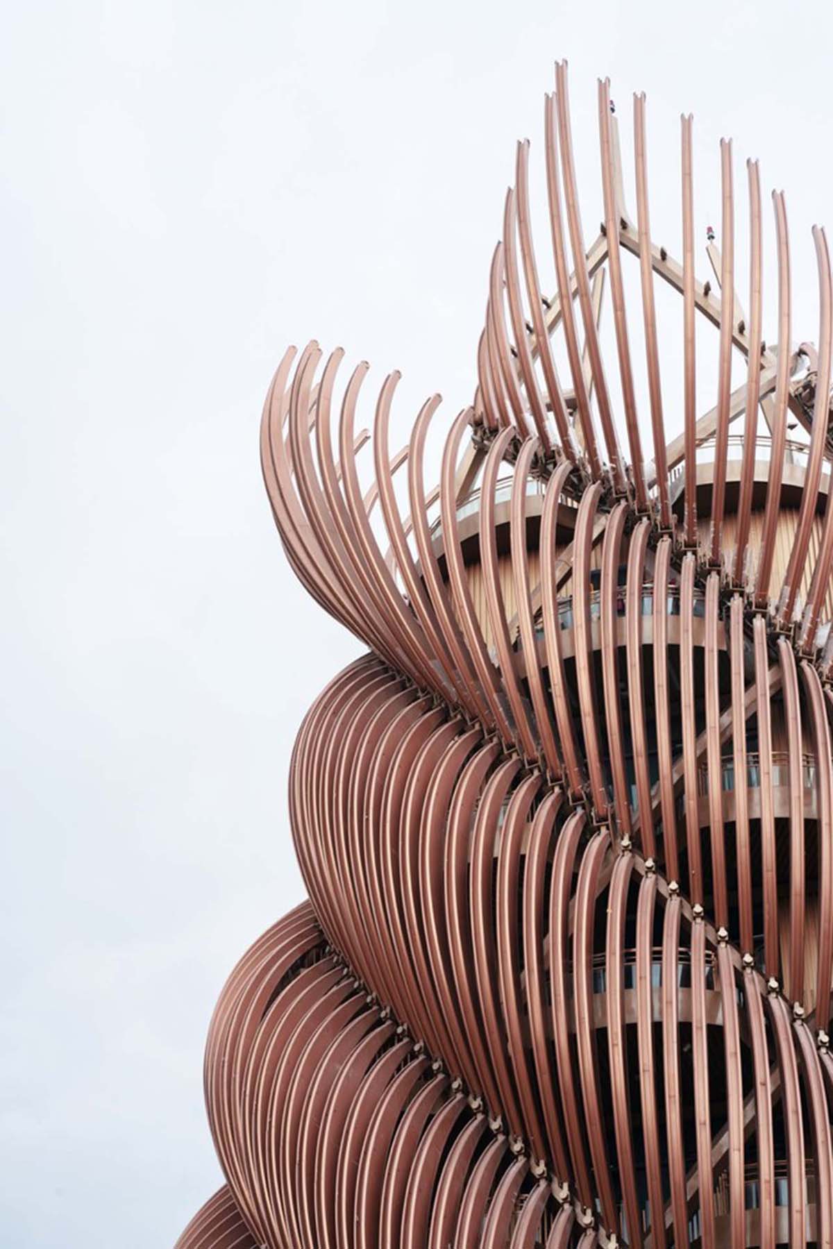 UDG. Atelier Alpha creates mathematically-controlled fa&ccedil;ade evoking hibiscus flower for Panda Tower