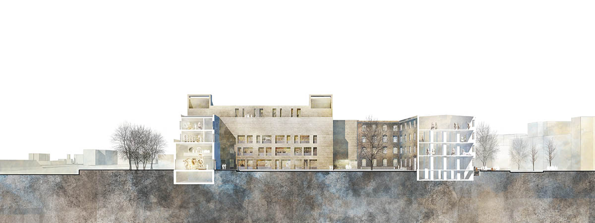 gmp wins open competition to refurbish and extend plaster casting facility of Berlin State Museums