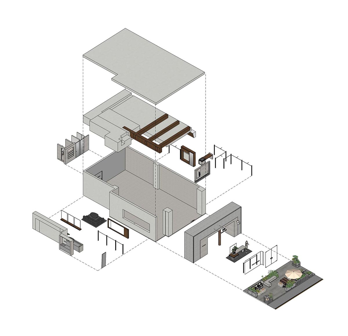 LubanEra·Design completes retail store breaking spatial constraints with dynamic form and symbiosis