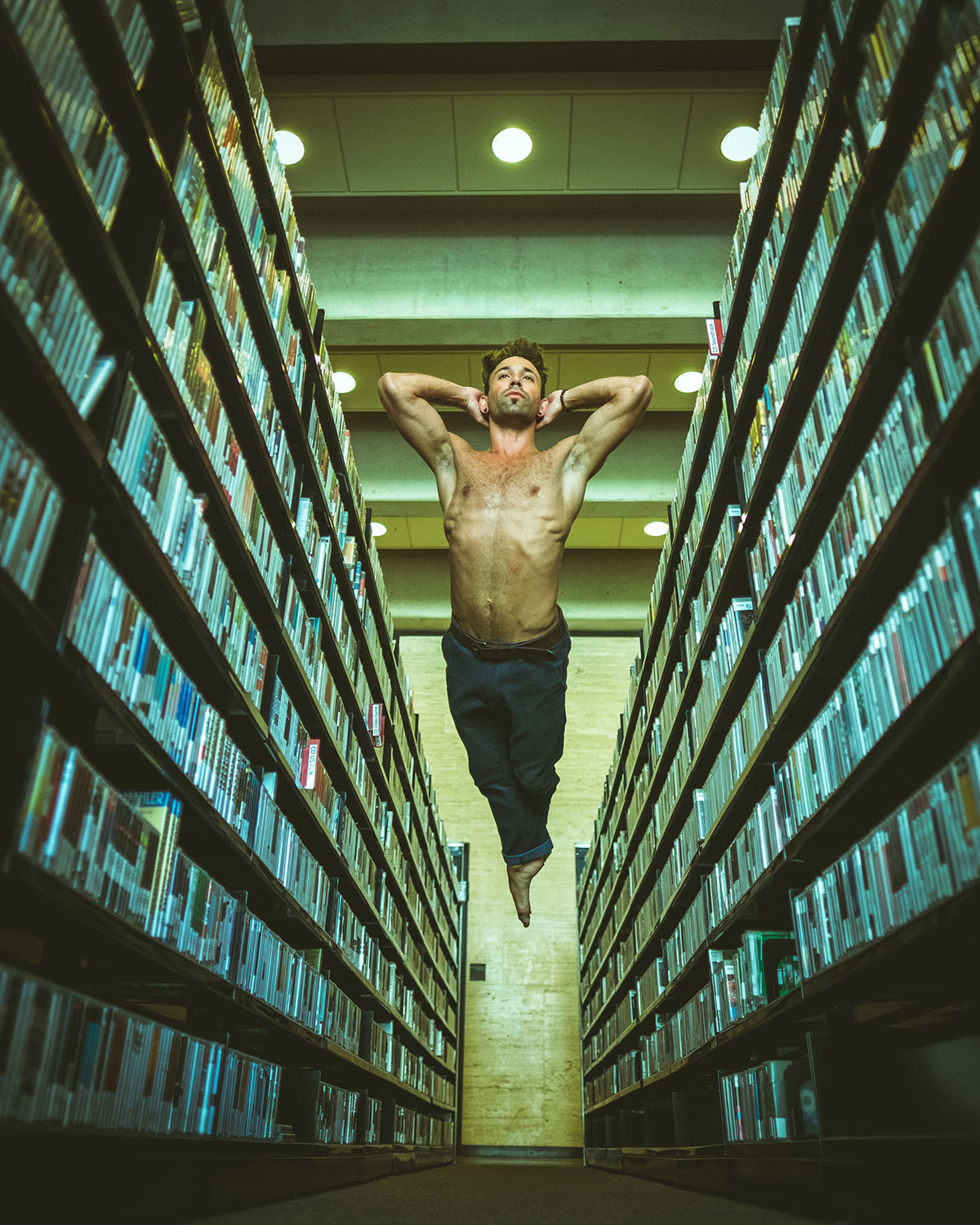 Choreographer Jacob Jonas combines art and dance through architectural backdrops