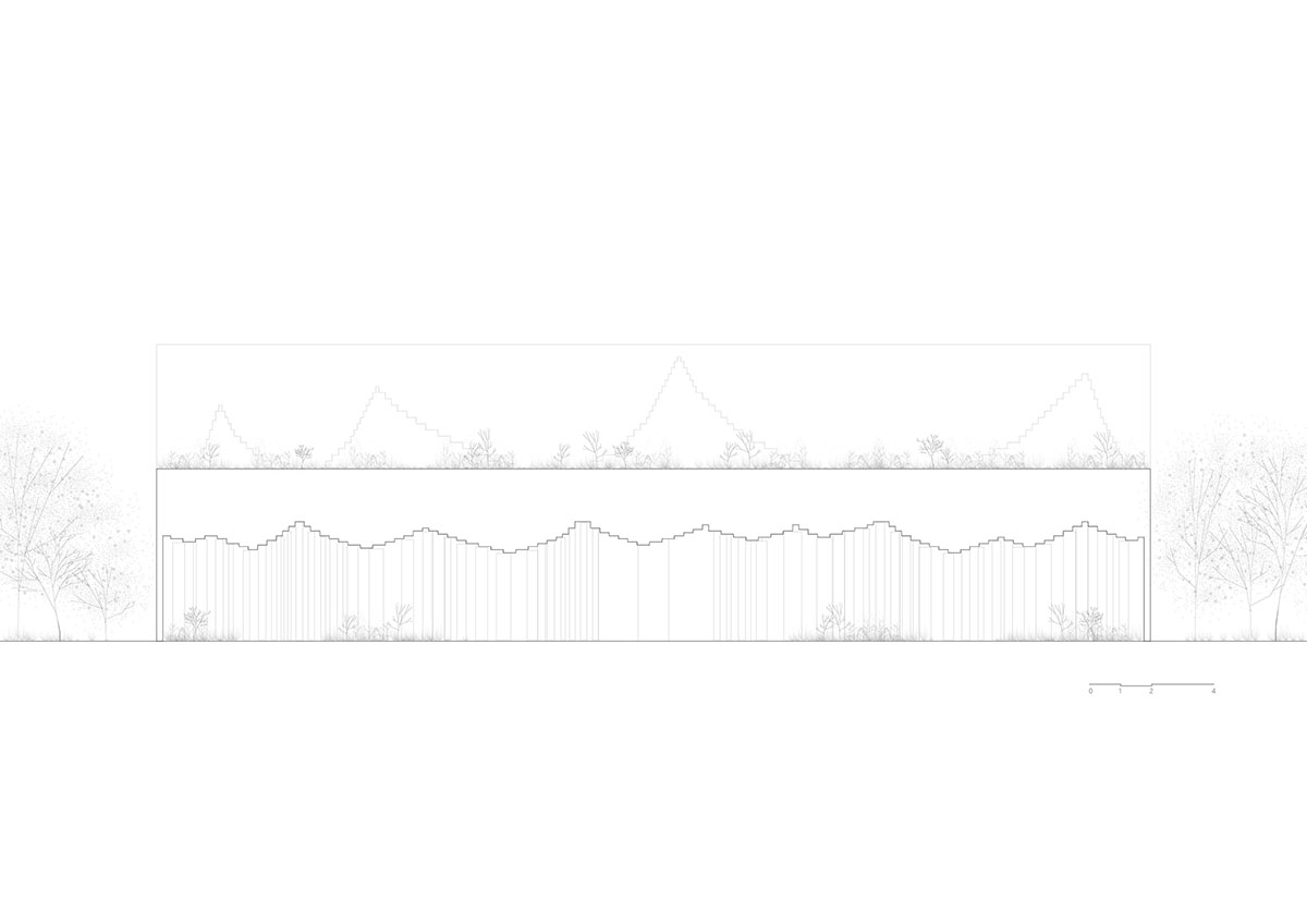Simple Art Museum features wave-like roof mimicking rippling waters in Hefei