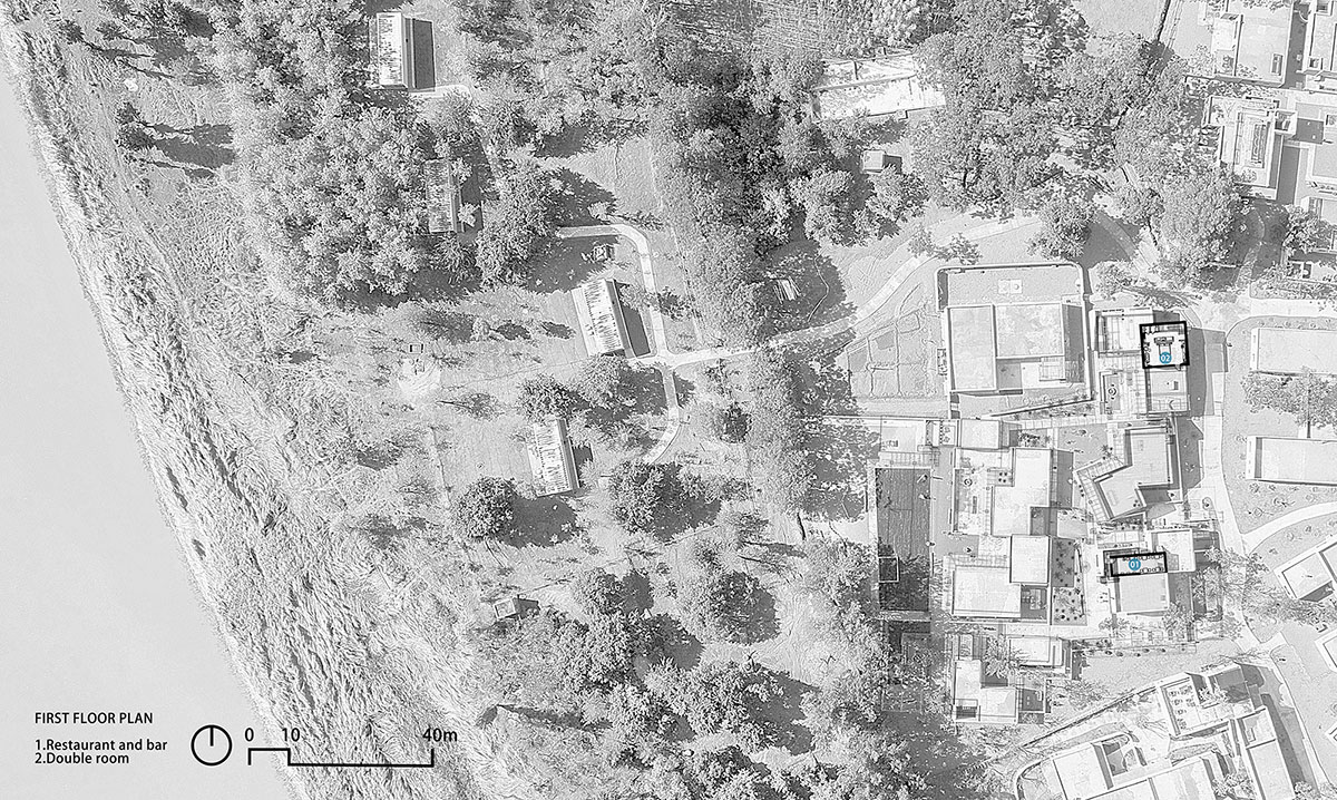 DAS Lab completes Lost Villa Boutique Hotel with earth-toned colours and smooth details in Ningxia