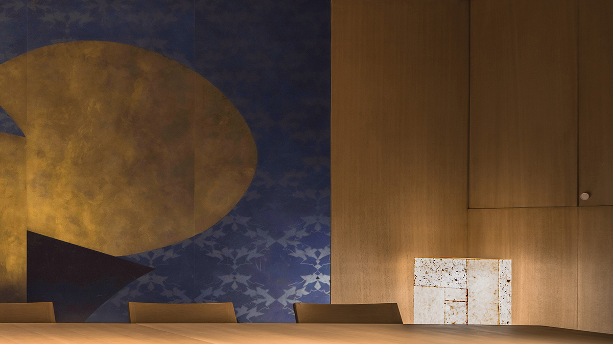 Nature Times Art Design creates tranquil dining space for Teng Restaurant in a sealed box form