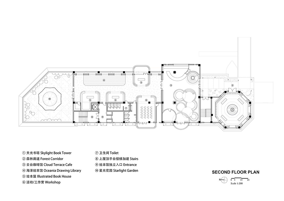 Wutopia Lab creates fairytale-like interiors for a bookstore in Jiangsu, China