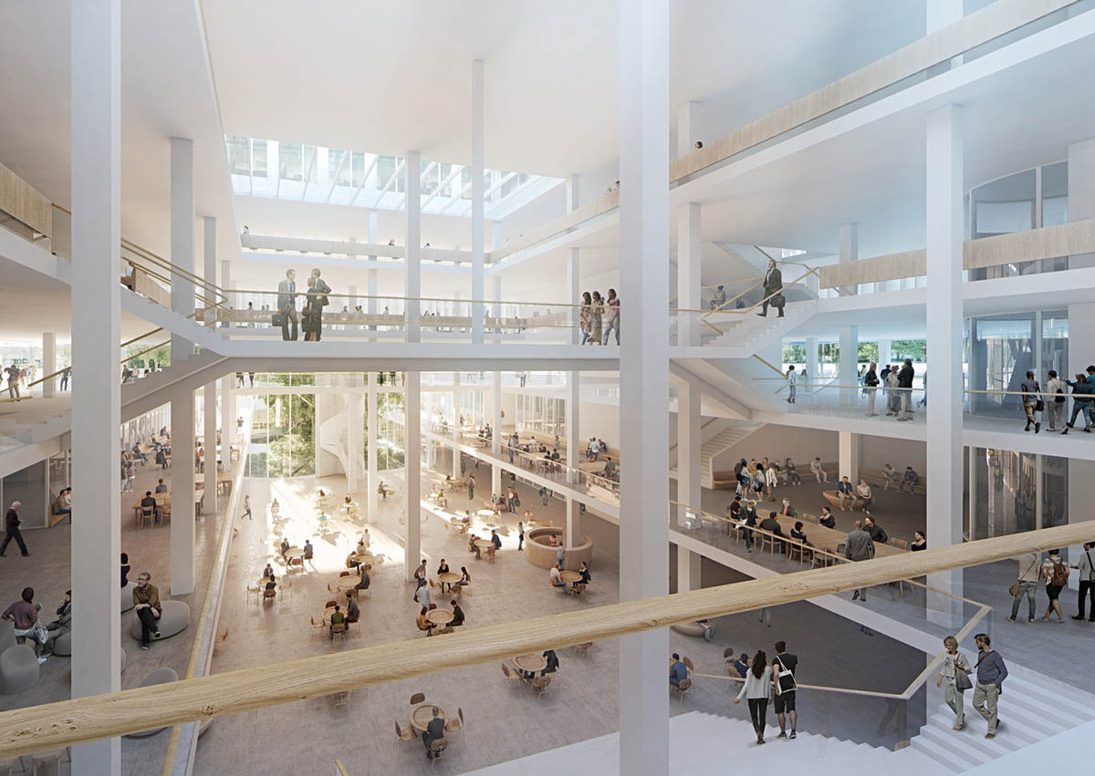 Herzog & de Meuron releases design for educational building with ascending public space in Zurich