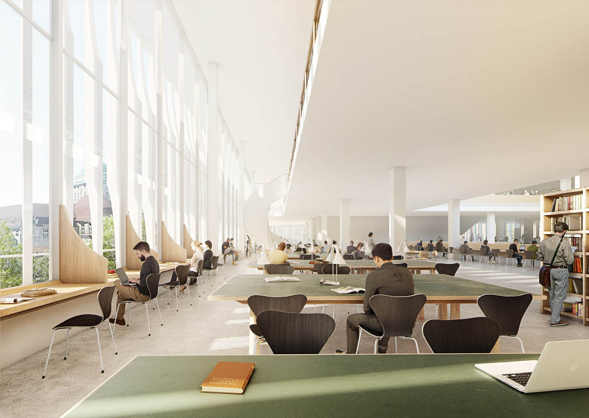 Herzog & de Meuron releases design for educational building with ascending public space in Zurich