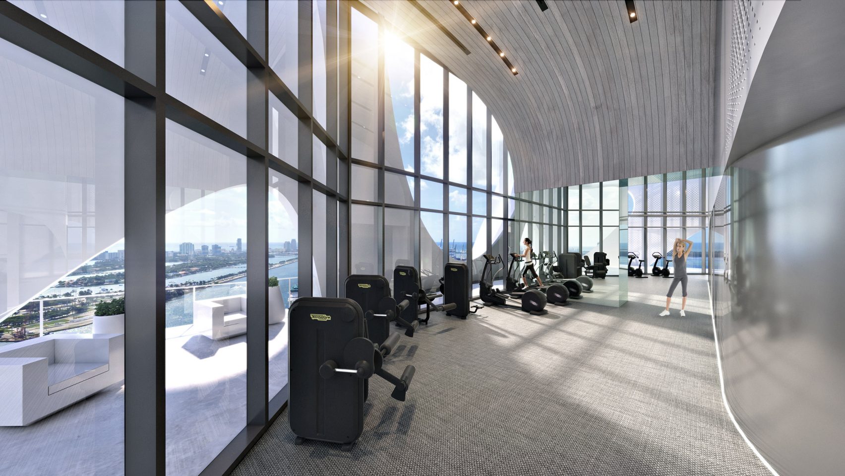 Zaha Hadid Archiects' 1000 Museum takes shape in Miami skyline