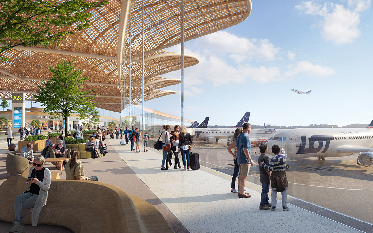 Foster + Partners zaprojektuje nowe lotnisko CPK 
