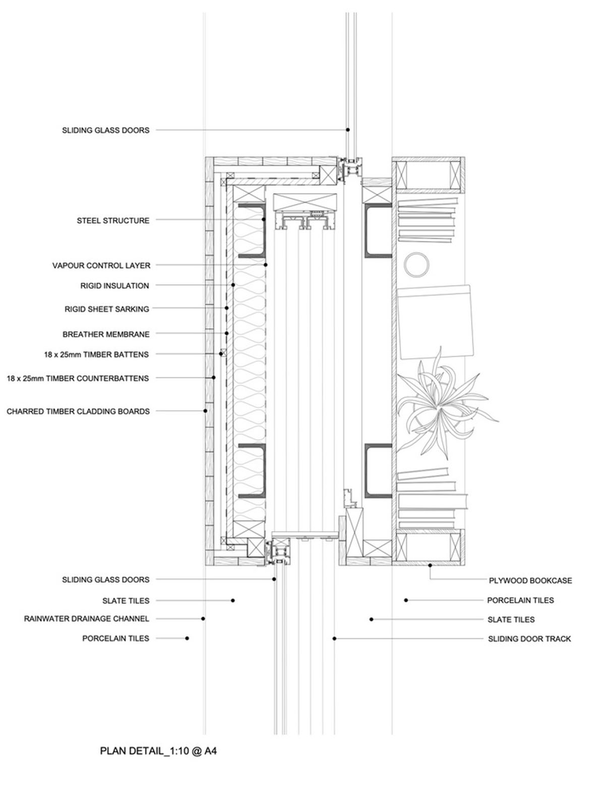 George King Architects adds small charred timber extension to a 17th ...