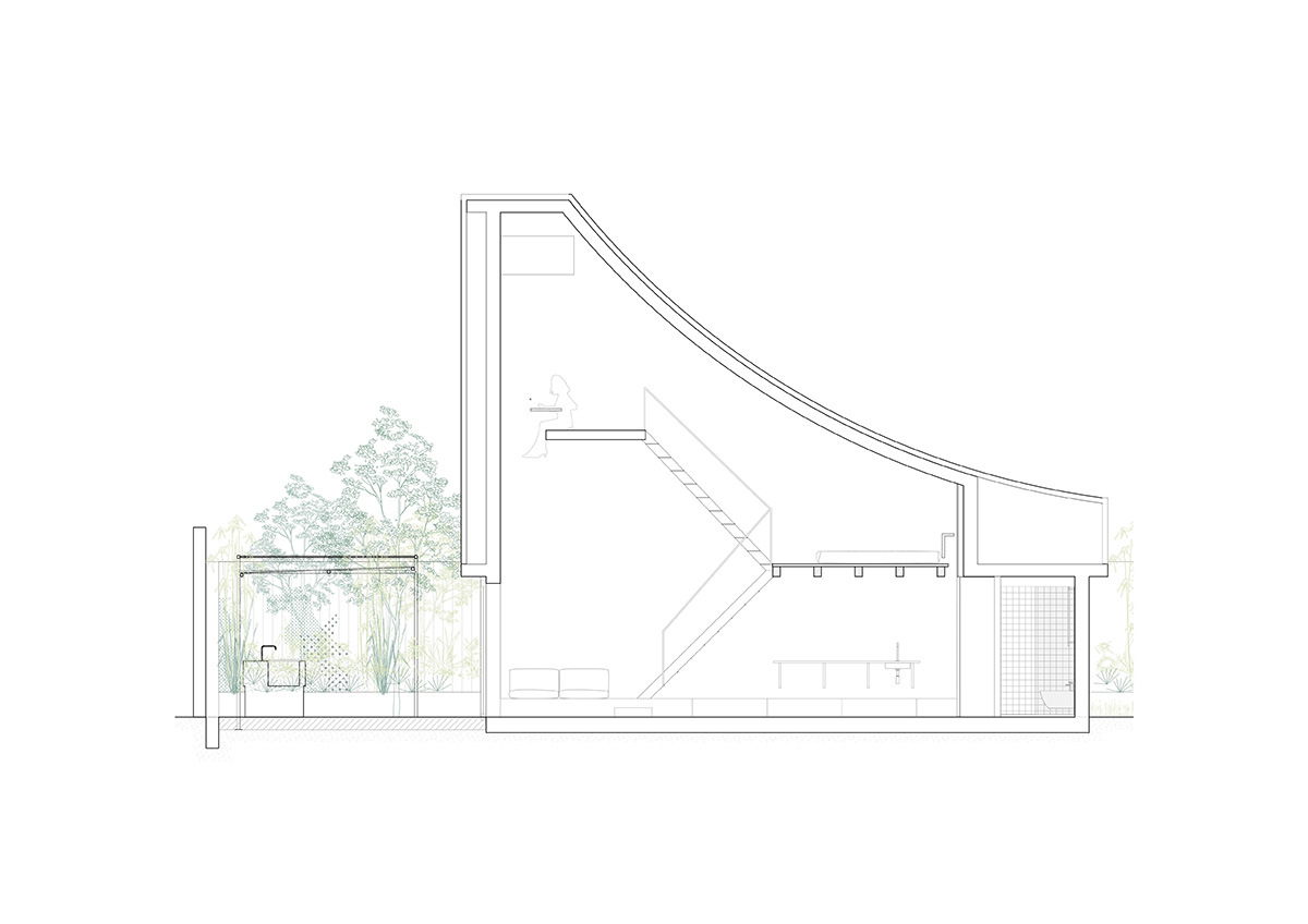 studio wok turns an abandoned electrical cabin into an experimental space in Italy