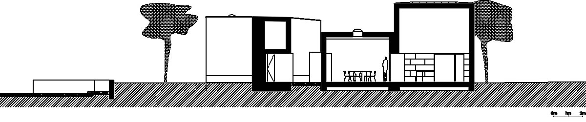 Nelson Resende Arquitecto merges different volumes for office building in agricultural land of Arada