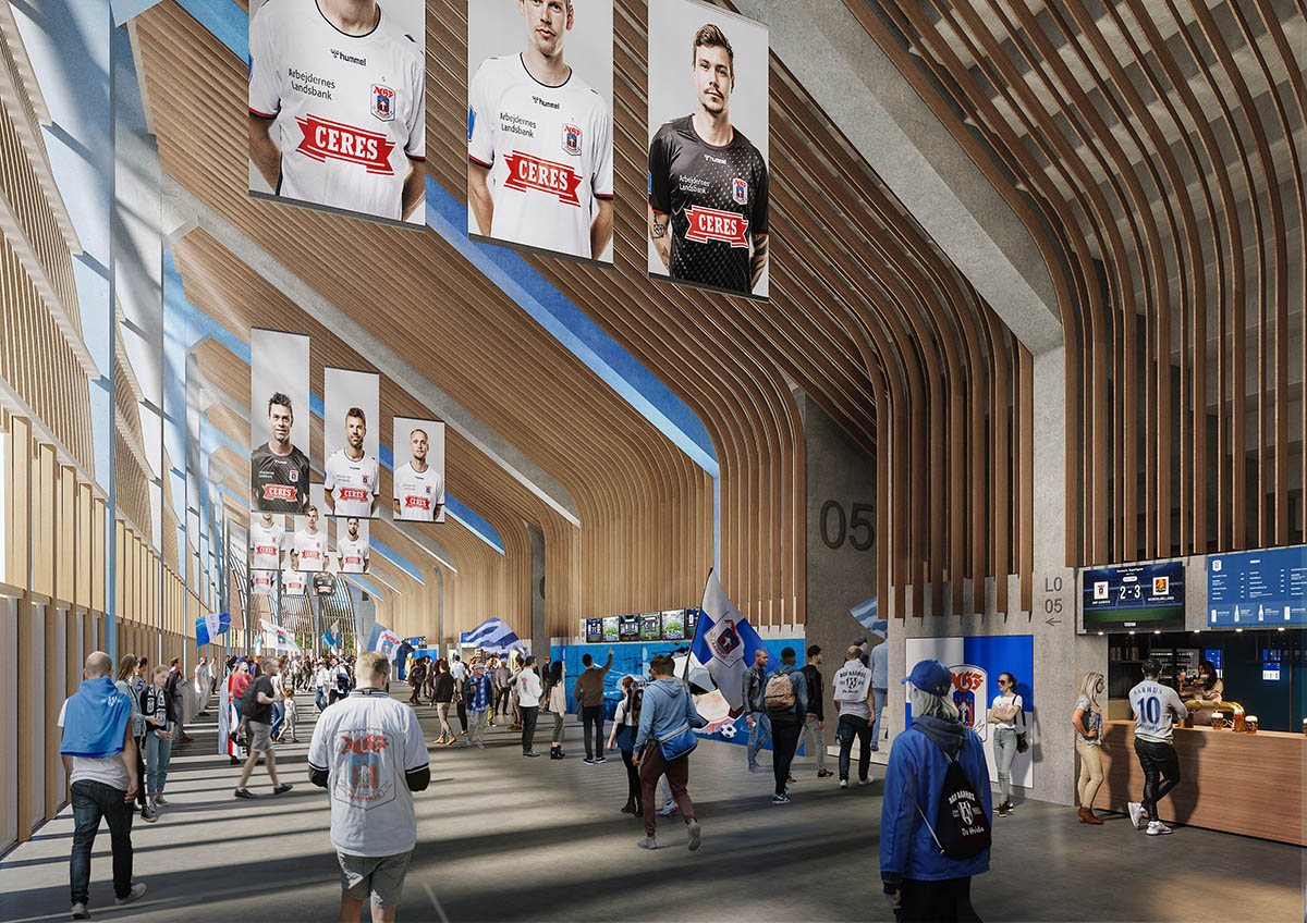 Zaha Hadid Architects, Sweco and Tredje Natur unveil design for new Aarhus Stadium in Denmark 