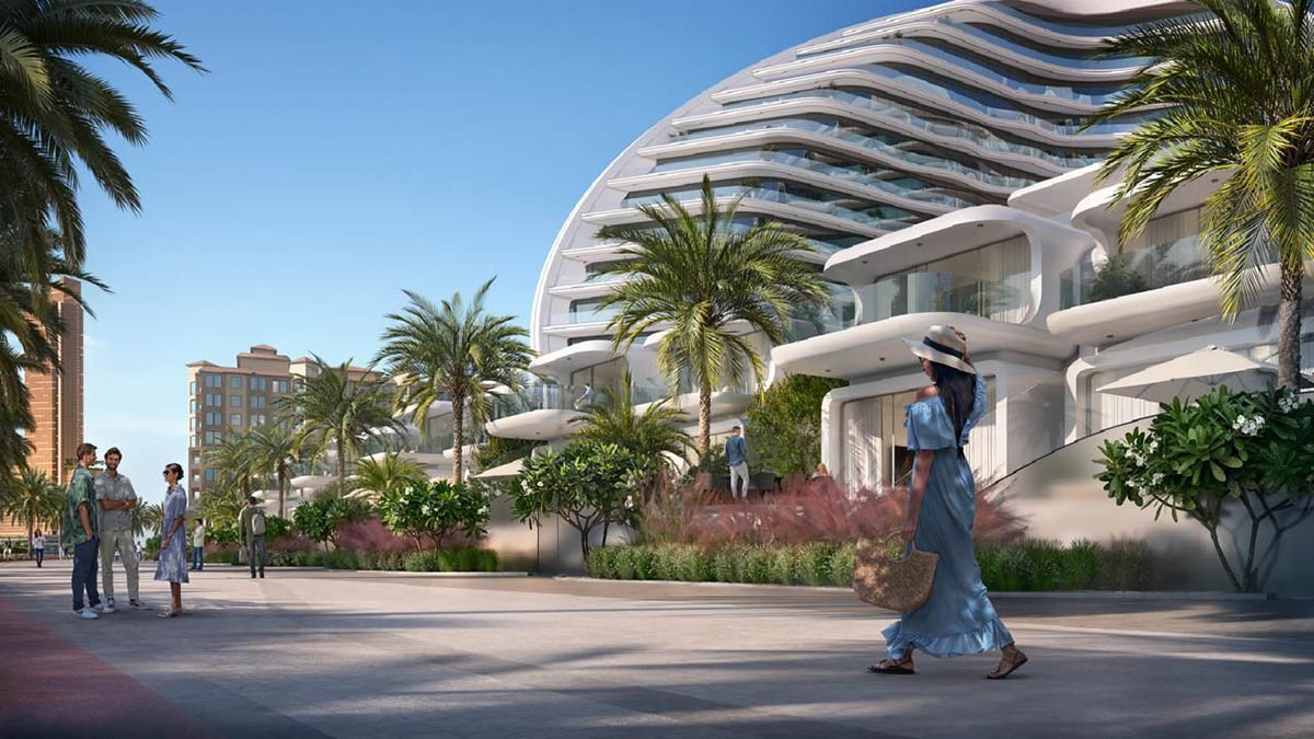 ZHA's new mixed-use development features spacious balconies inspired by nature in the UAE