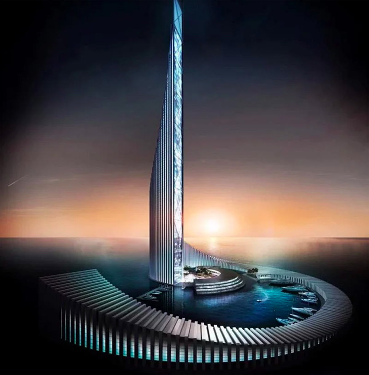 Images revealed for Zanzibar Domino Commercial Tower that will become Africa's second tallest tower