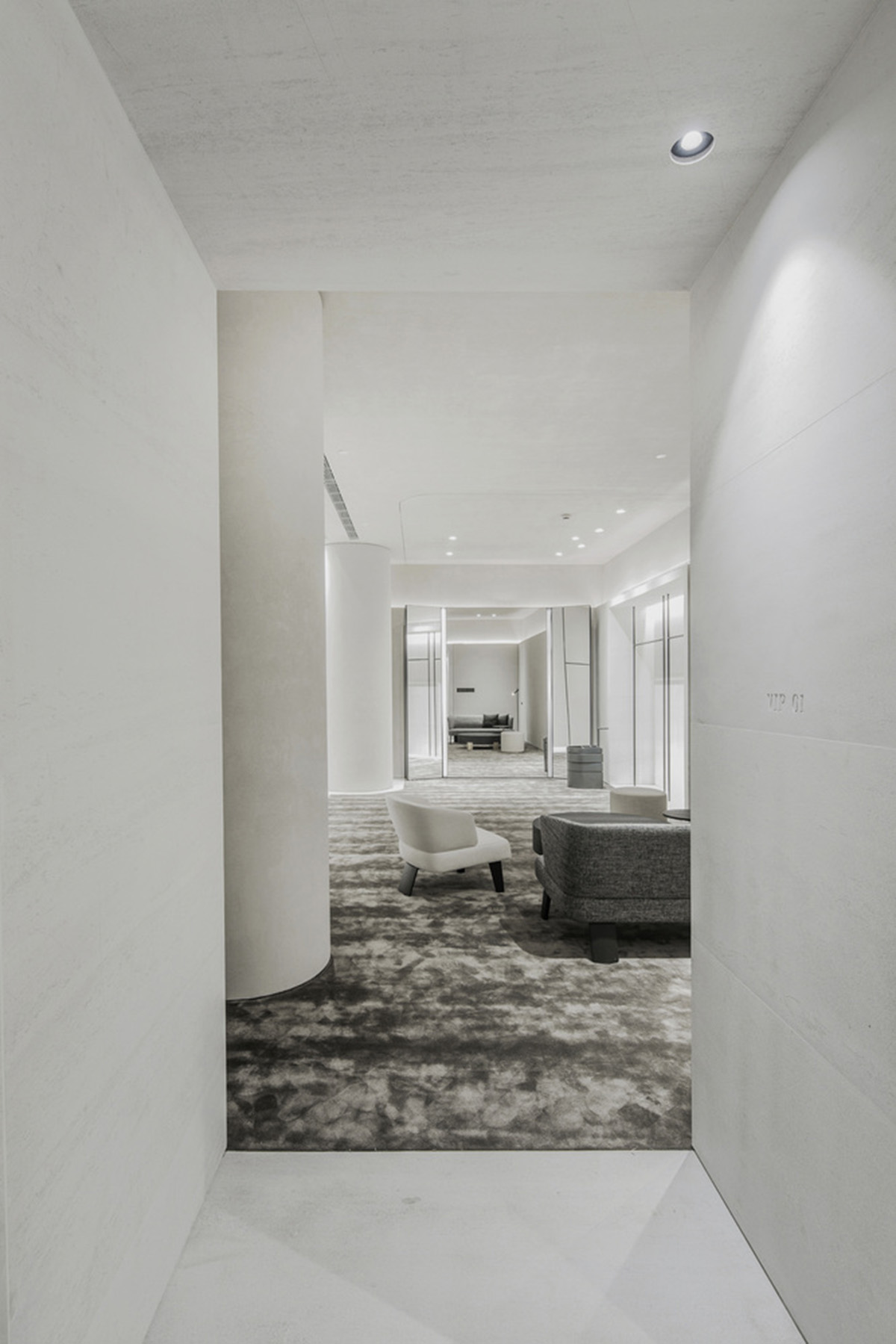 Atelier tao+c combines bright interior with black-framed showcase rooms for flagship store in China