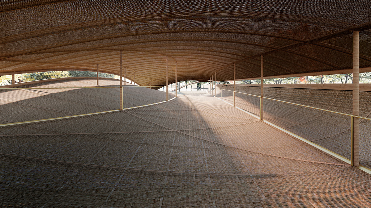 Architects propose sculptural footbridges in Latvia's Gauja National Park