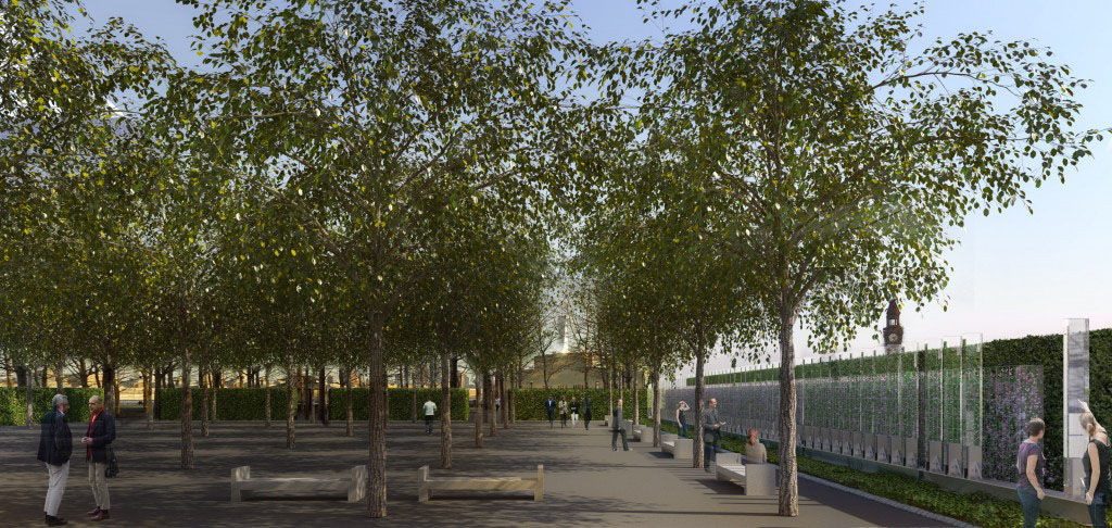 16 years later, the city unveiled a new memorial for 9/11