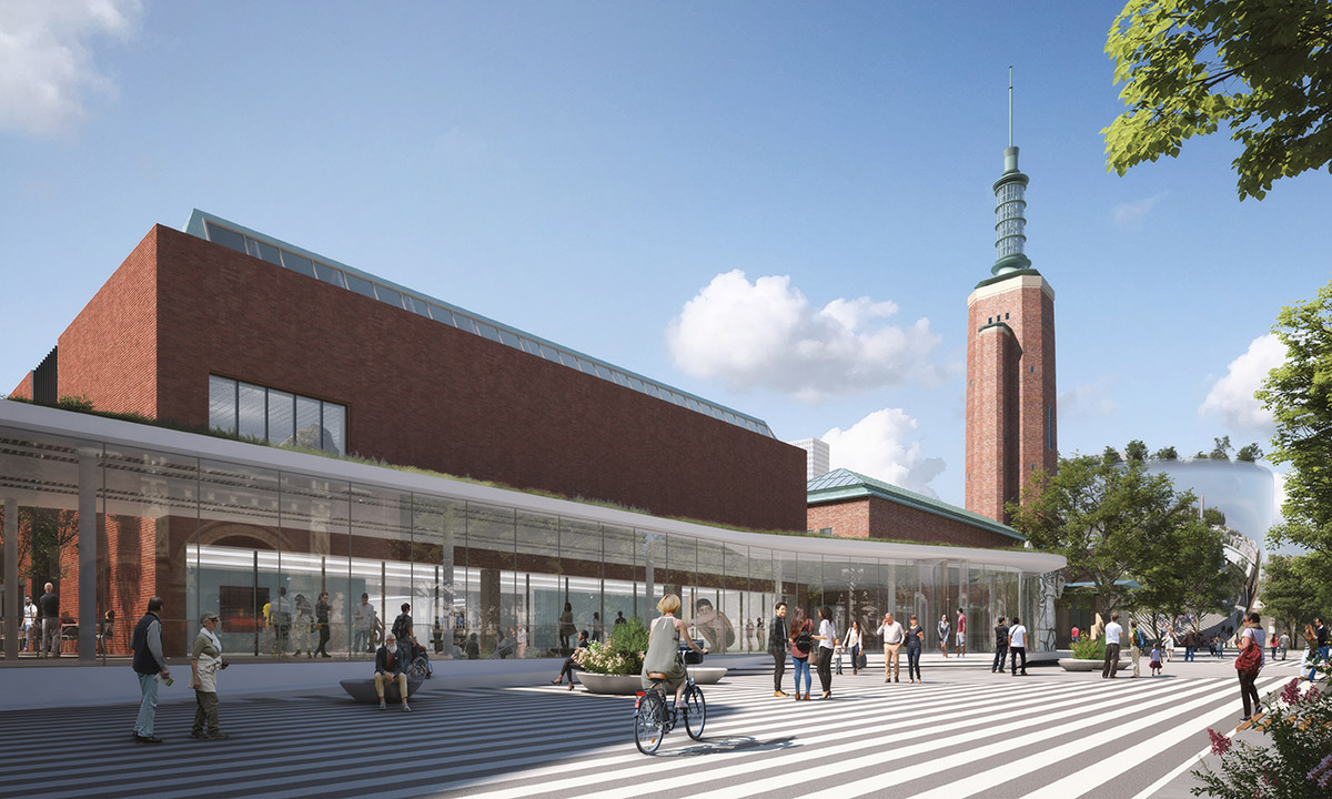 Mecanoo adds new transparent wing to Museum Boijmans van Beuningen in Rotterdam