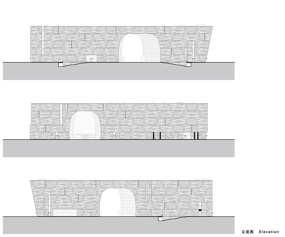 UAD creates a giant void at the center of Jiashan Museum and Library in Zhejiang, China