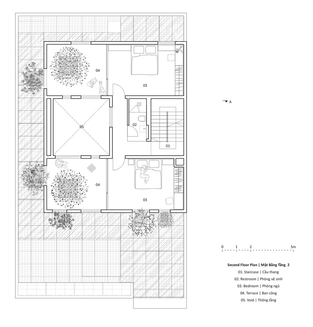 MIA Design Studio compensates the lack of green spaces of Vietnam with planted pop-up balconies