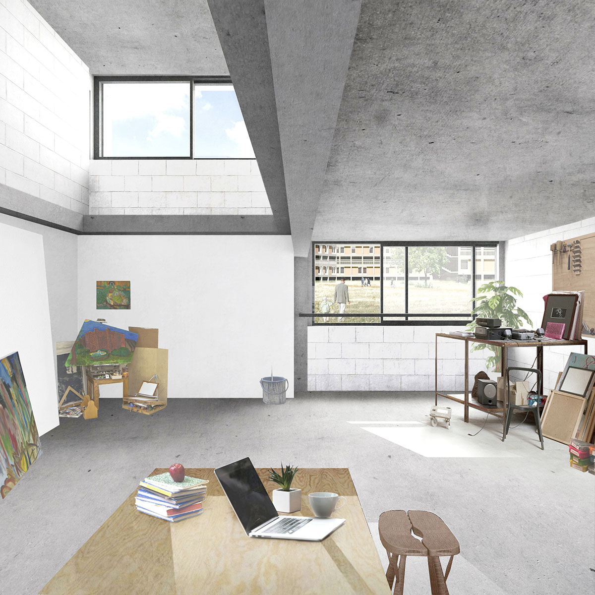 Carmody Groarke's plans approved for Park Hill Art Space in Sheffield